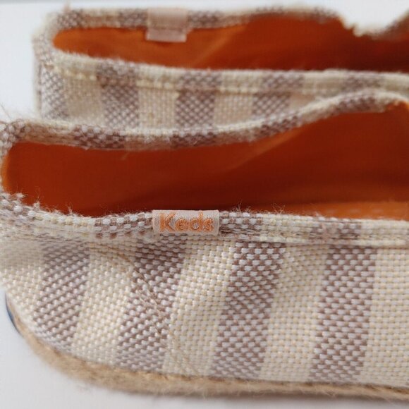 Keds Women Size 10 Brown Espadrilles Fabric Shoes Wf46409m - Picture 4 of 8